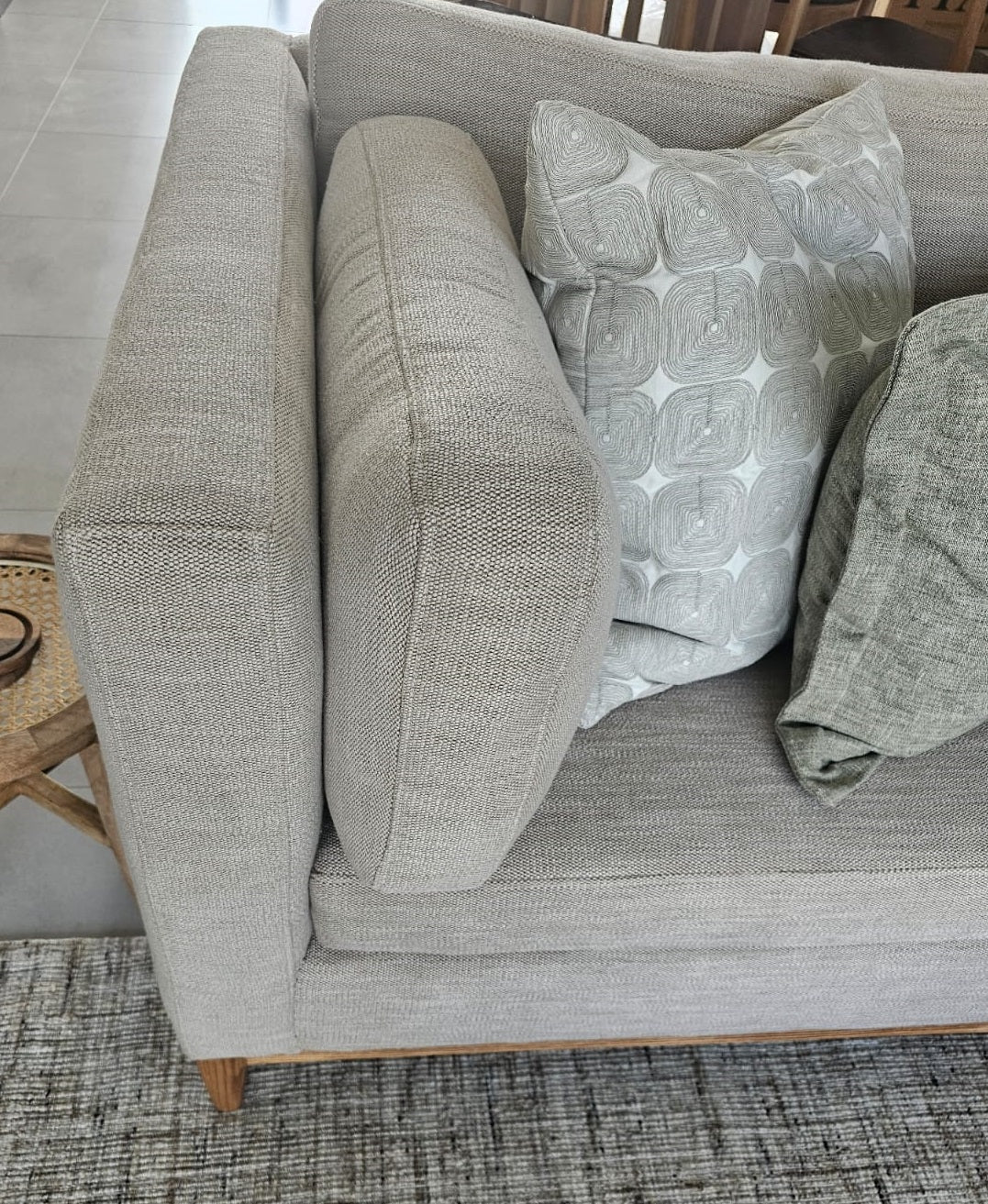 Amelia Heart 3 Seater Couch