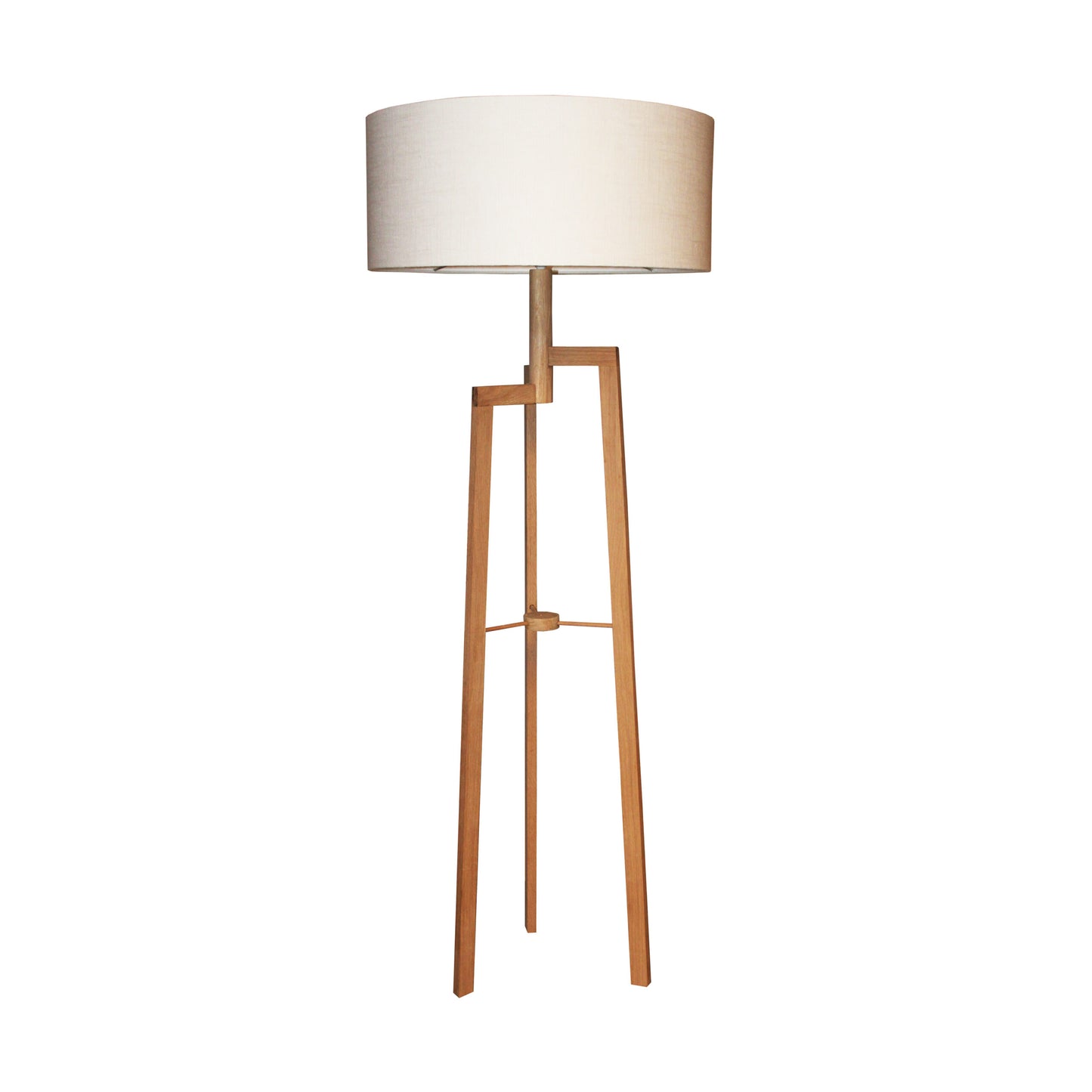 Jaggered Floor Lamp-Oak