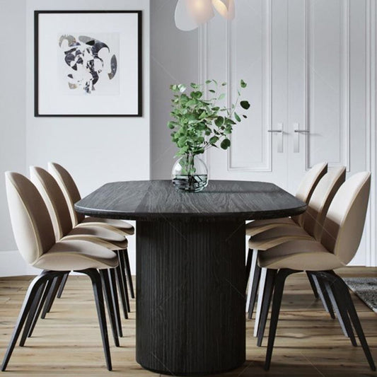 Brooke Dining Table (Black Stained)