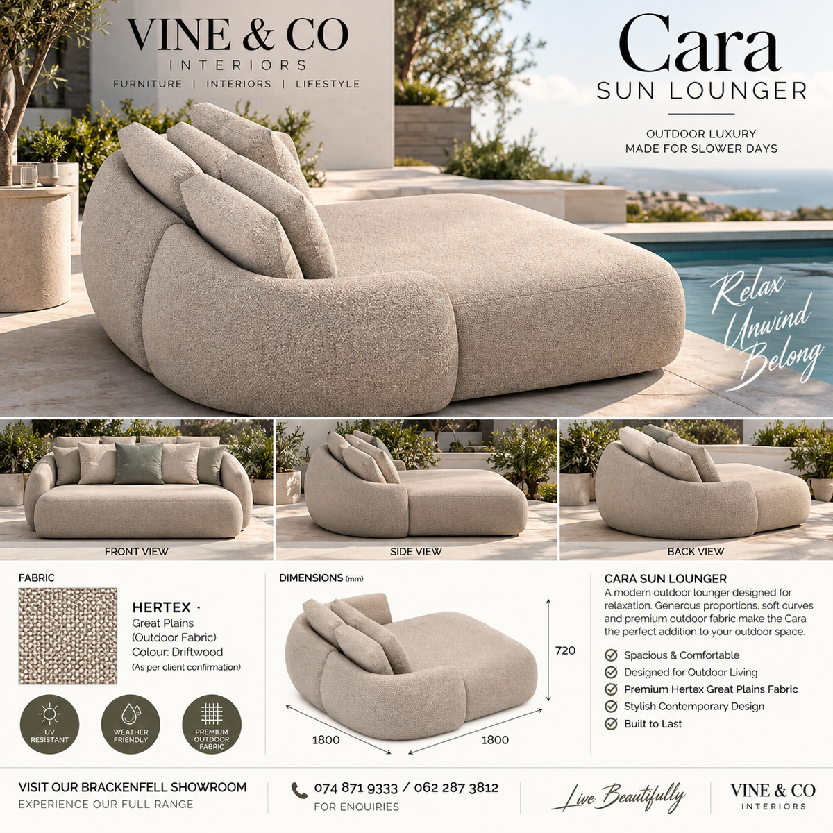 Cara Sun Lounger