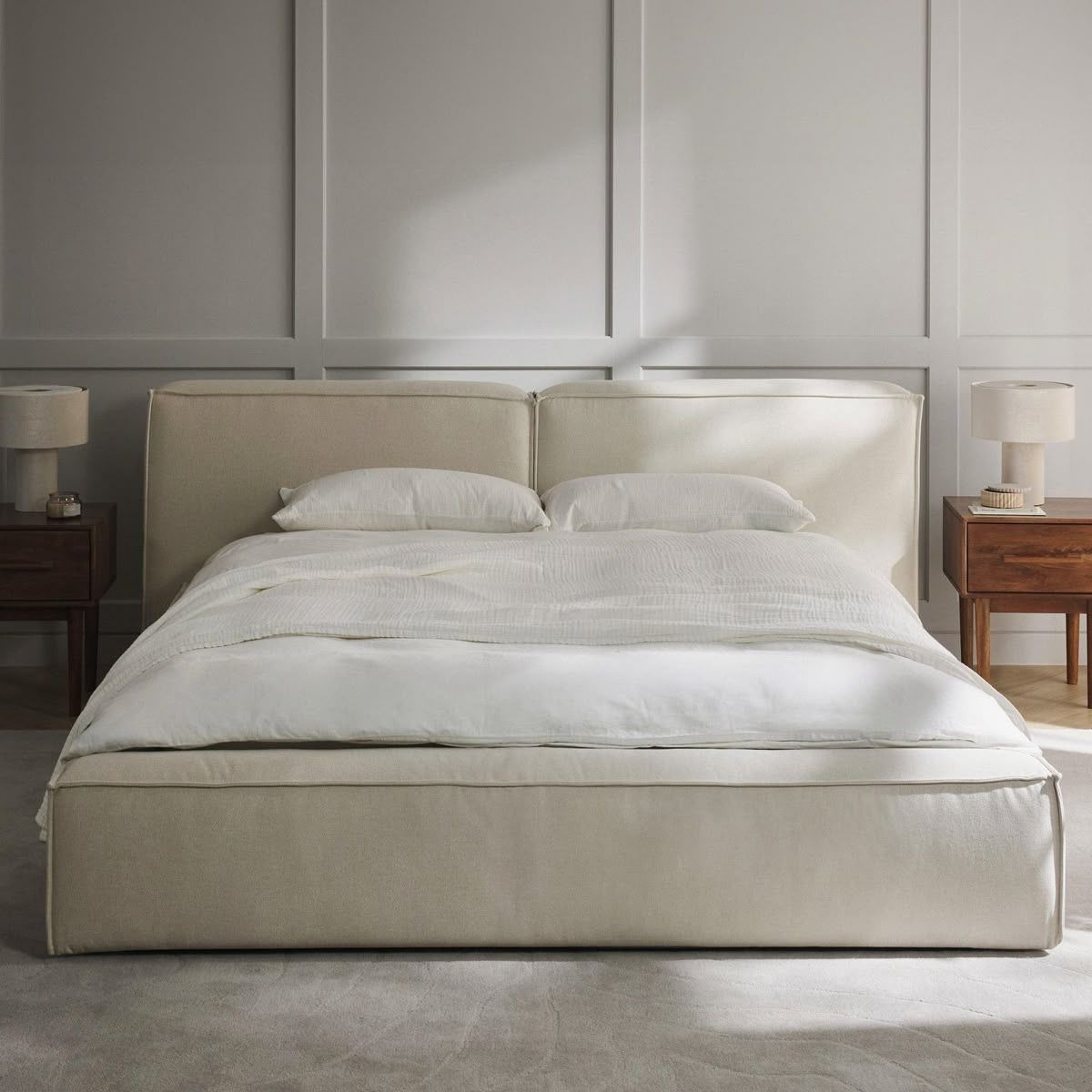 Domino Headboard and Bed Base