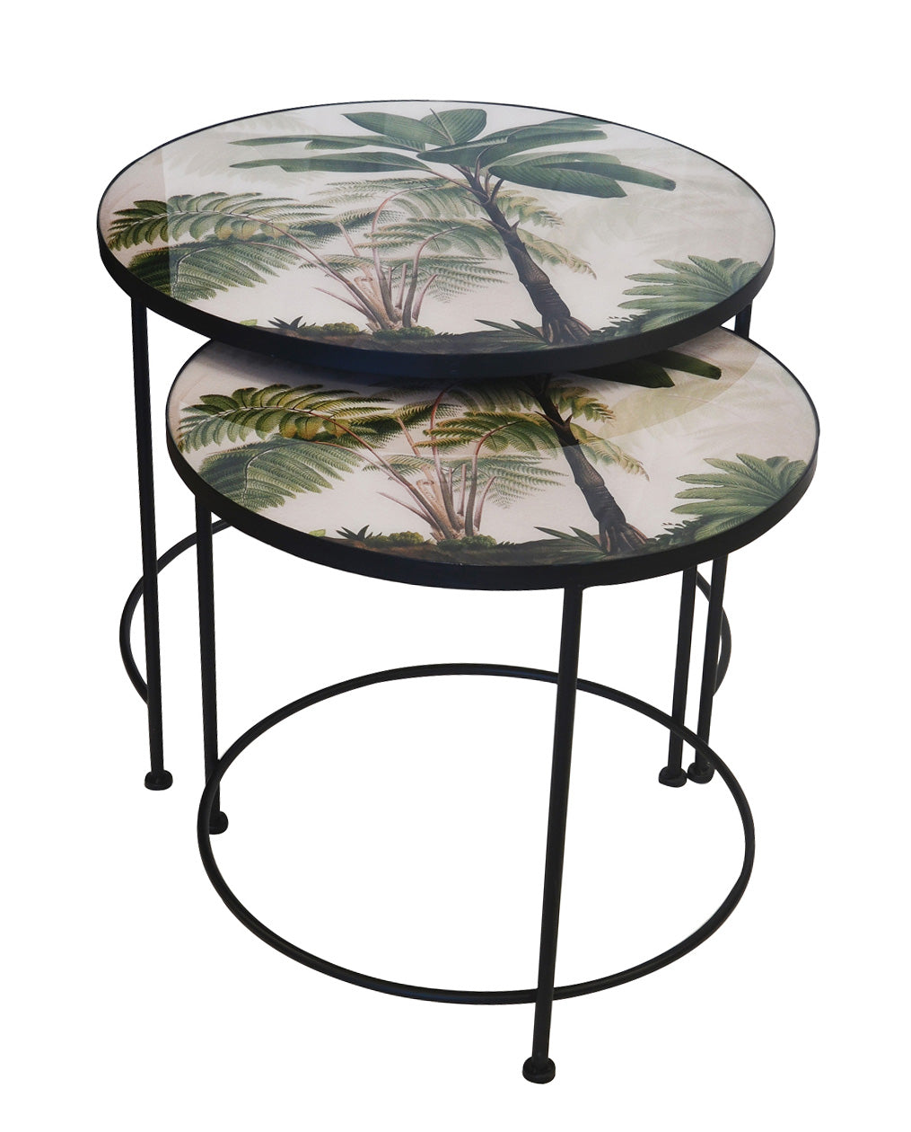 Vine & Co Palm Tree Nestling Tables